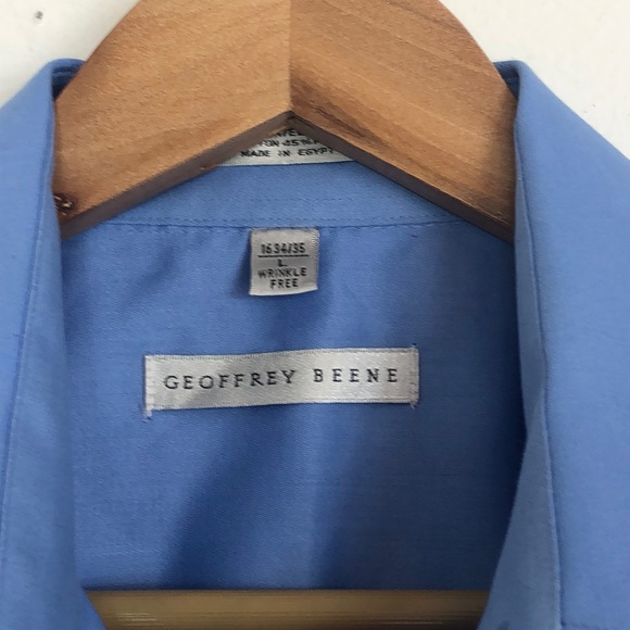 Geoffrey Beene light blue butting up 16 34/35 - Picture 3 of 4